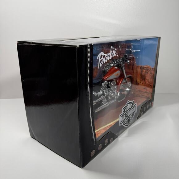 NIB * Sealed 1999 Mattel 26132 Fatboy Harley Davidson Motorcycle for Barbie - Picture 2 of 10